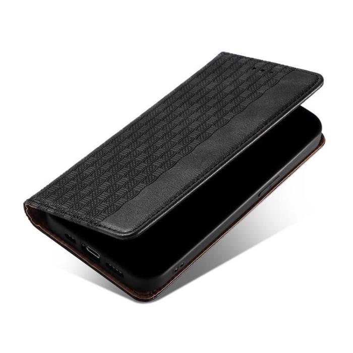 OEM - Galaxy S22 Plånboksfodral Magnet Strap - Svart