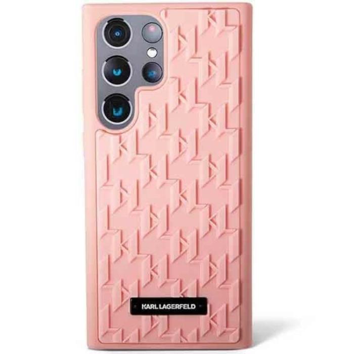 KARL LAGERFELD - Karl Lagerfeld Galaxy S23 Ultra Skal 3D Monogram - Rosa