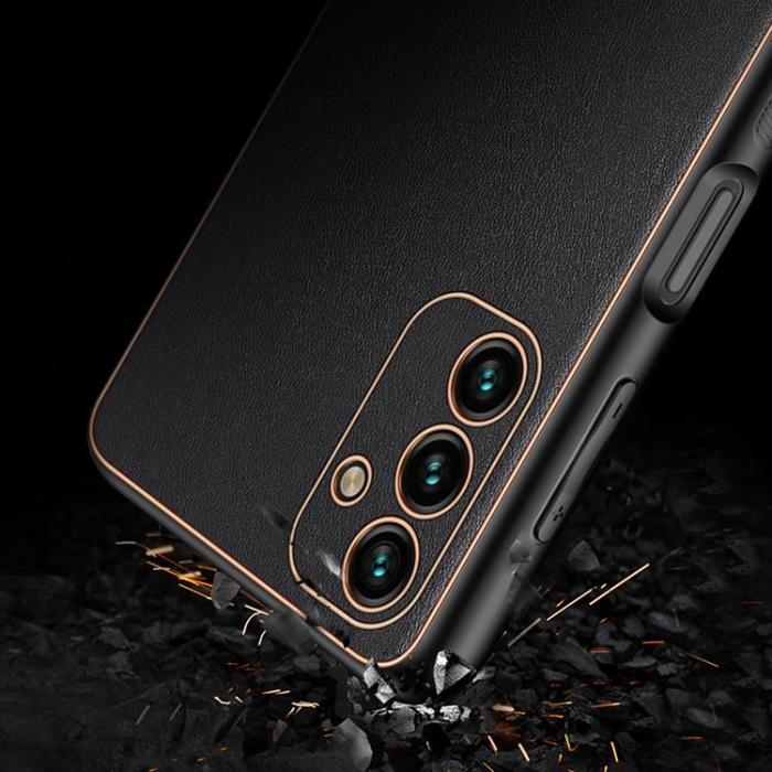 Dux Ducis - Dux Ducis Yolo Läder Skal Galaxy A13 5G - Svart
