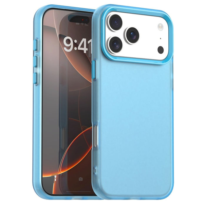 A-One Brand - iPhone 17 Pro Mobilskal Matte Anti-Drop - Blå