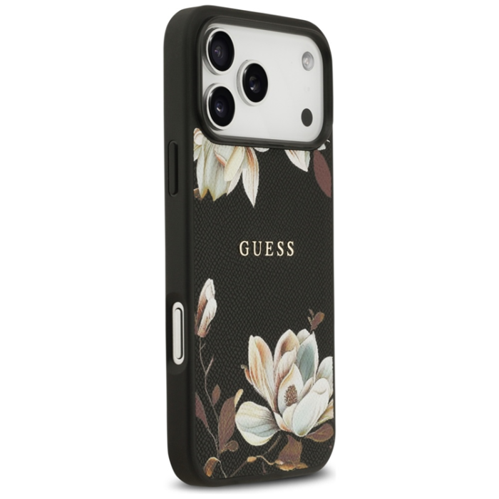 Guess - Guess iPhone 17 Pro Max Mobilskal Magsafe Classic Logo - Svart