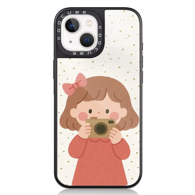 iPhone 14 Mobilskal MagSafe Aluminium Silikon (Style O) | 2353 | AlltMobil