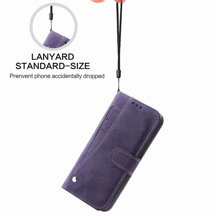 UTGATT4 - Rotary Card Holder Plånboksfodral iPhone 12 Mini - Lila
