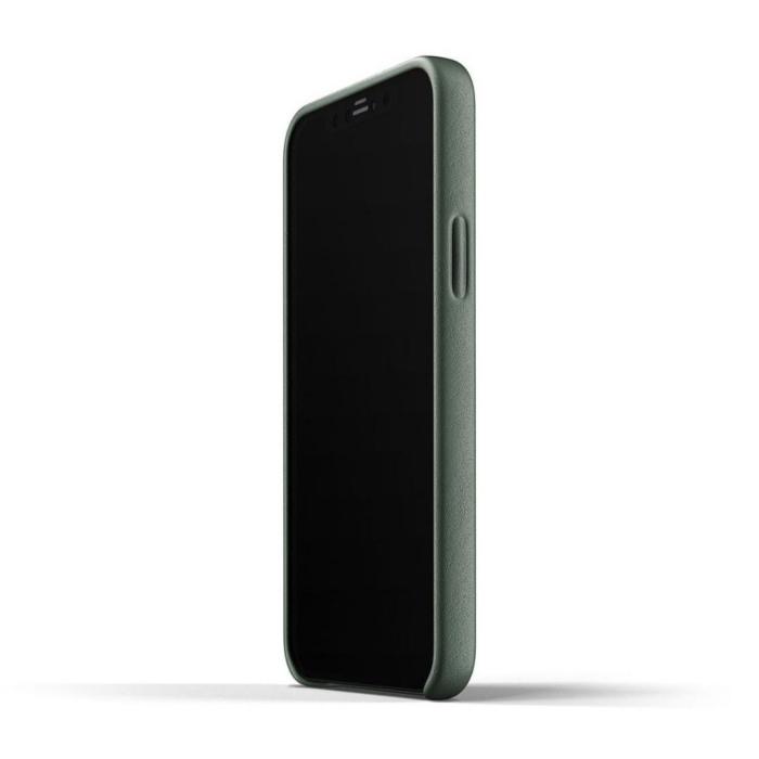 UTGATT5 - Mujjo Full Leather Case iPhone 12 & 12 Pro - Grön