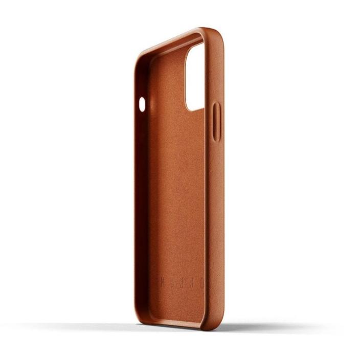 UTGATT1 - Mujjo Full Leather Case iPhone 12 & 12 Pro - Tan