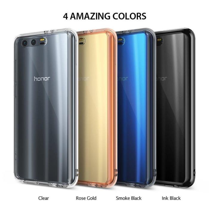 UTGATT4 - Ringke Fusion Shock Absorption Skal till Huawei Honor 9 - Grå