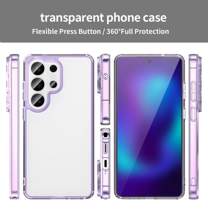 OEM - Mobilskal till Samsung Galaxy S26 Ultra TPU + Akryl Bakcover Anti-Gulning - Lila