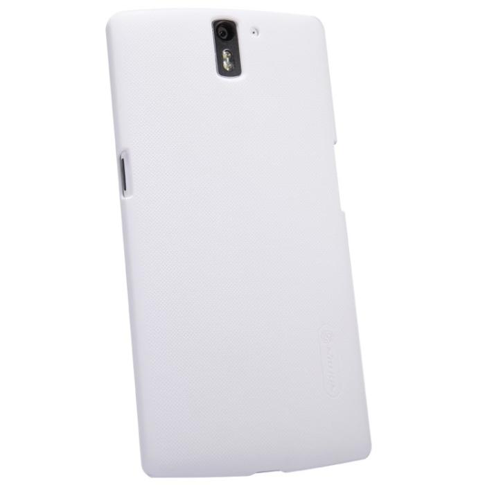 UTGATT5 - Nillkin Frosted Shield Skal till OnePlus One + Skärmskydd (Vit)