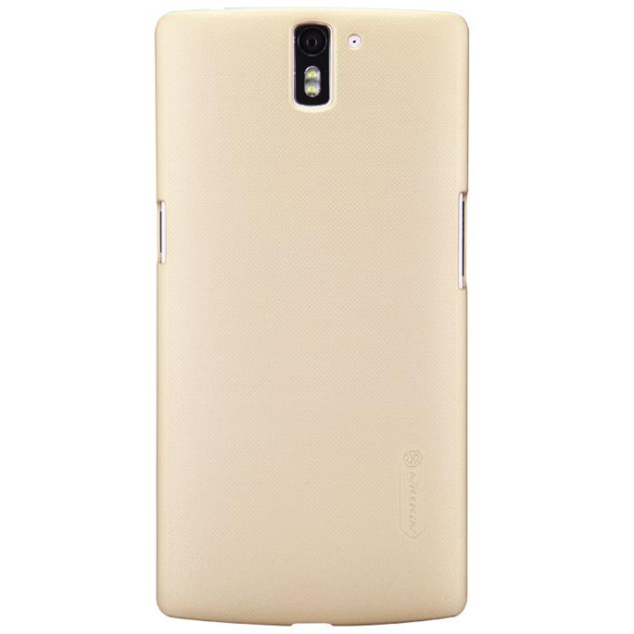 UTGATT5 - Nillkin Frosted Shield Skal till OnePlus One + Skärmskydd (Guld)