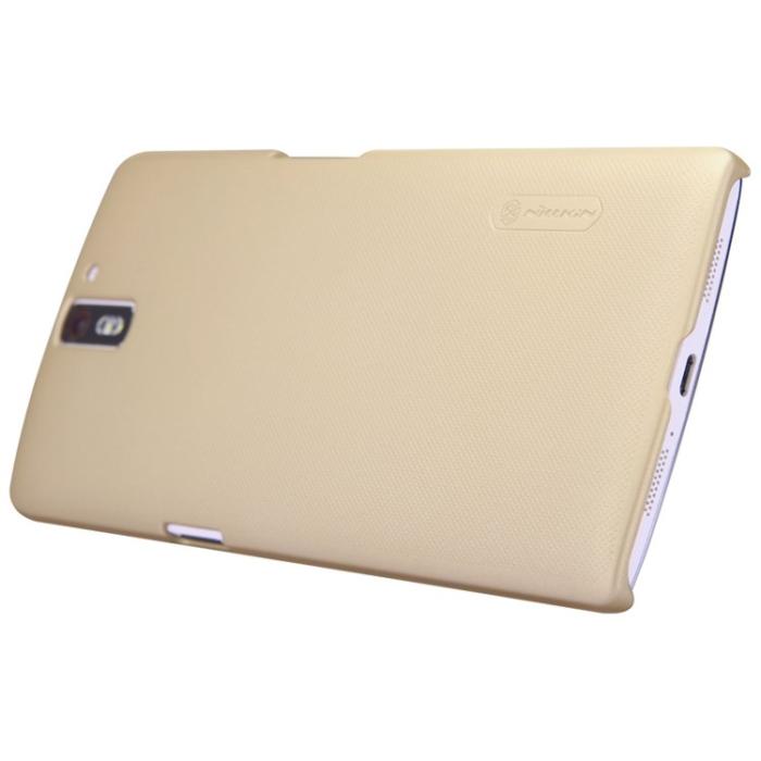 UTGATT5 - Nillkin Frosted Shield Skal till OnePlus One + Skärmskydd (Guld)