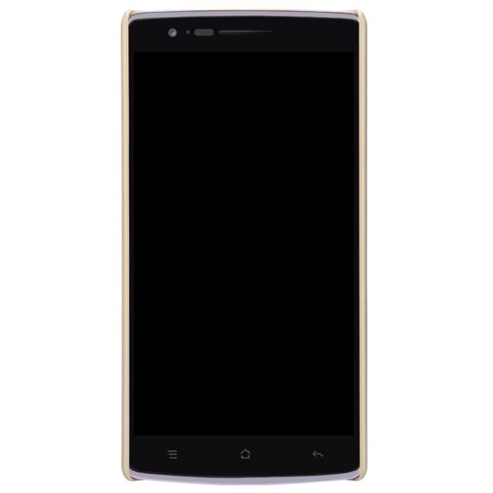 UTGATT5 - Nillkin Frosted Shield Skal till OnePlus One + Skärmskydd (Guld)