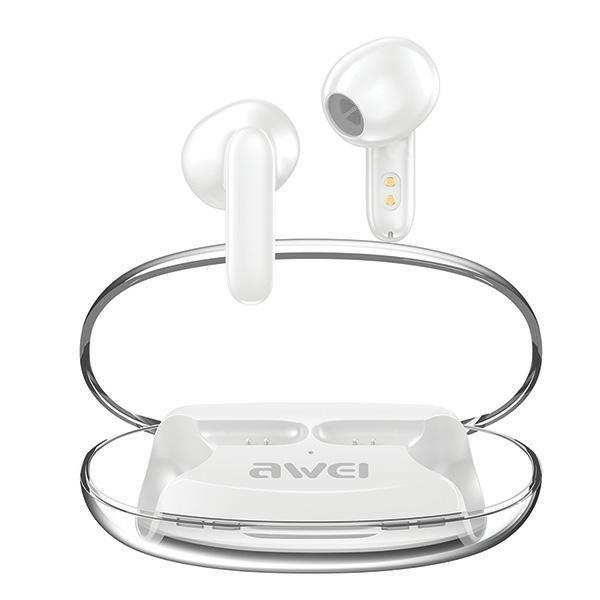 Awei TWS Bluetooth In-Ear Hörlurar T85 ENC - Vit | 505771 | AlltMobil