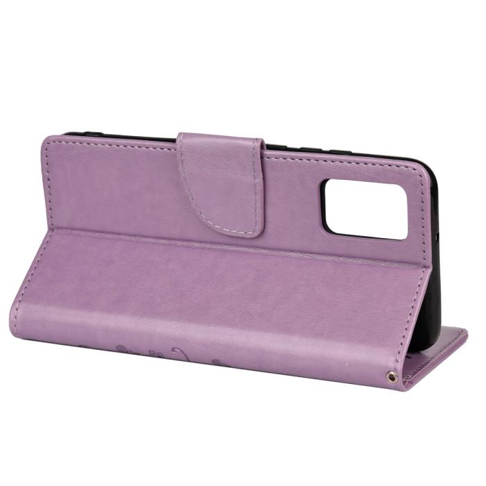 A-One Brand - Butterfly Plånboksfodral Samsung Galaxy A32 5G - Lila