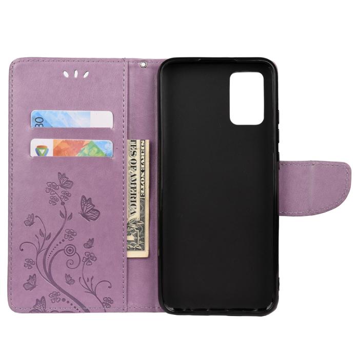 A-One Brand - Butterfly Plånboksfodral Samsung Galaxy A32 5G - Lila