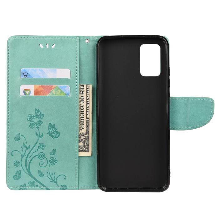 UTGATT1 - Butterfly Plånboksfodral Samsung Galaxy A32 5G - Turkos