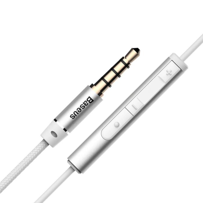 BASEUS - Baseus Encok H06 Lateral Earbuds hörlursfjärrkontroll Silver