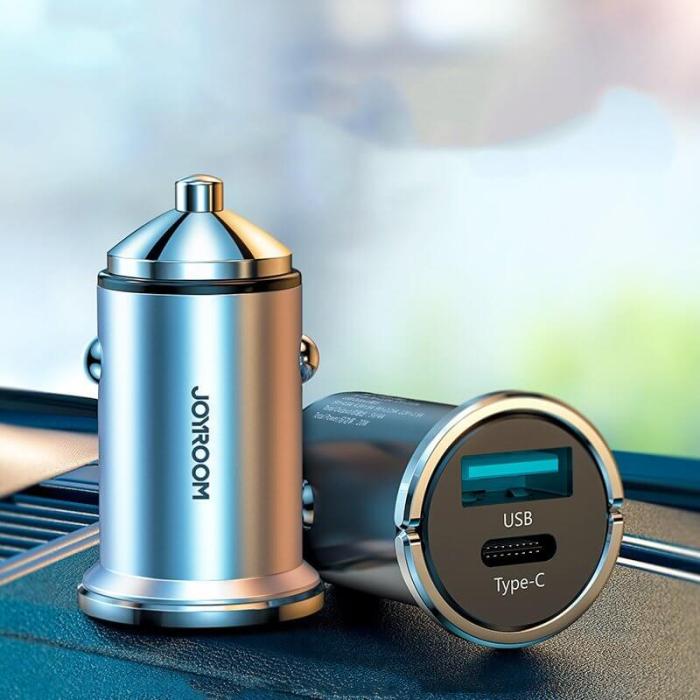 UTGATT4 - Joyroom mini dual port USB Type C/USB 20 W 5 A car charger B