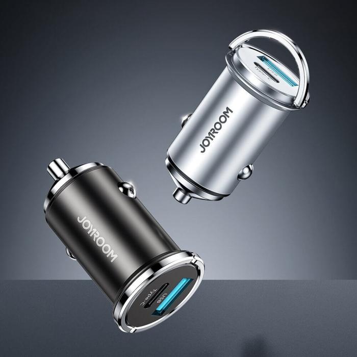 UTGATT4 - Joyroom mini dual port USB Type C/USB 20 W 5 A car charger B