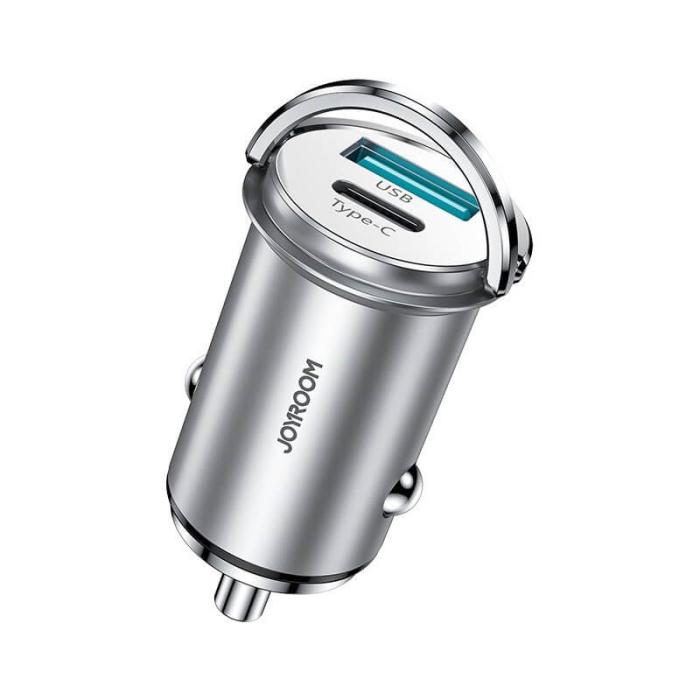 UTGATT1 - Joyroom mini dual port USB Type C/USB 20 W 5 A car charger si