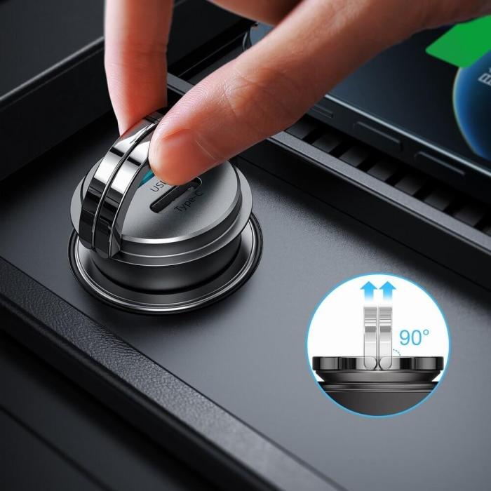 UTGATT4 - Joyroom mini dual port USB 45 W 5 A billaddare