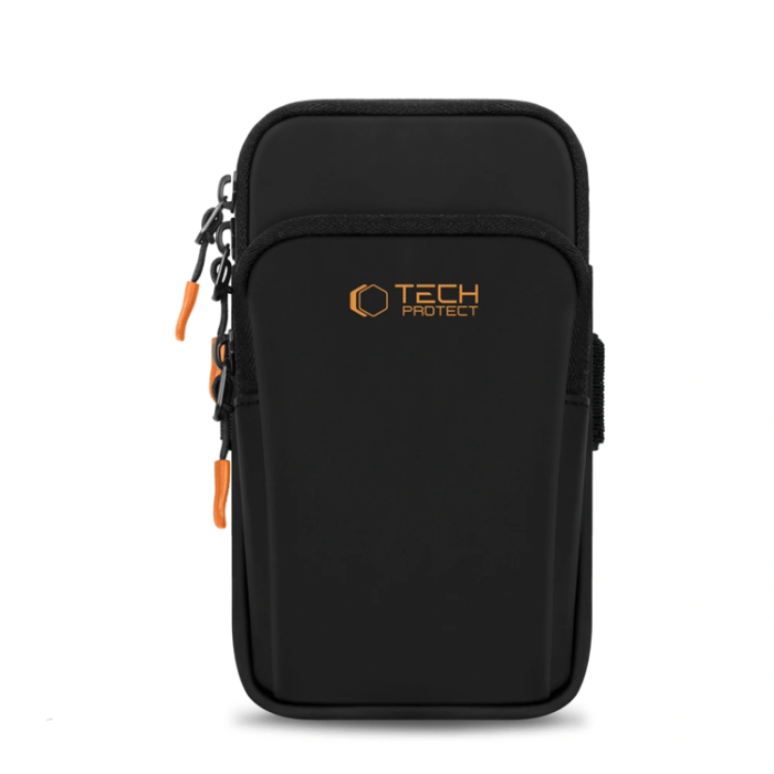 Tech-Protect - Tech-Protect Universal Sport Armband M7 - Svart/Orange