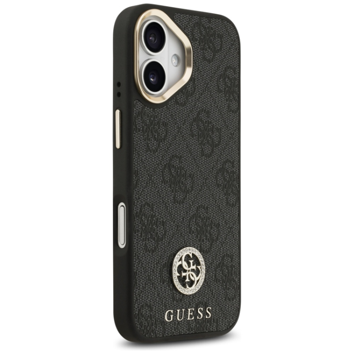 Guess - Guess iPhone 17 Mobilskal Magsafe Strass Logo - Svart