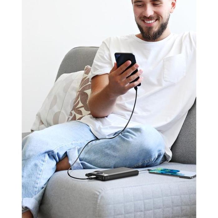 Veger - Veger Powerbank C10 10,000mah Snabbladdning - Svart