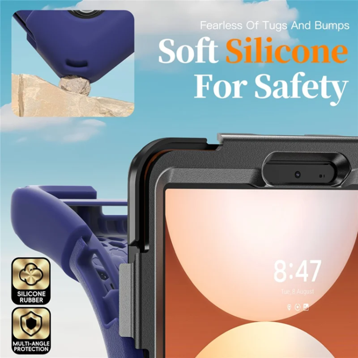 A-One Brand - Galaxy Tab A11 Mobilskal Kickstand Silikon Axelrem