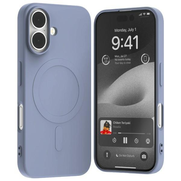 Mercury iPhone 16 Mobilskal MagSafe Semi-Silikon - Lavendel | 2353 | AlltMobil