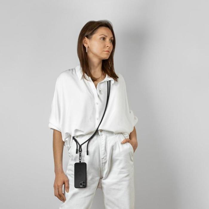 Satechi - Satechi USB-C Nyckelbandskabel Crossbody OntheGo - Svart