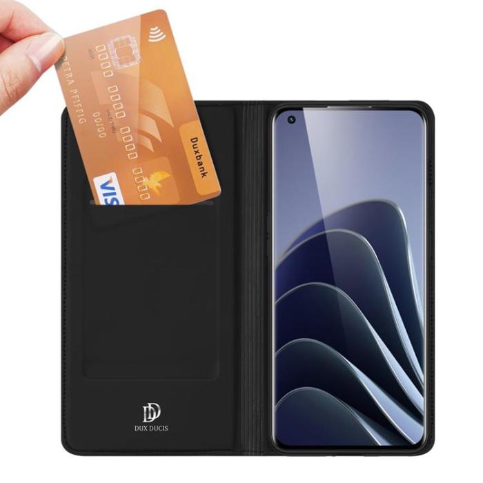 Dux Ducis - Dux Ducis OnePlus 10 Pro 5G Plånboksfodral Skin Series - Svart