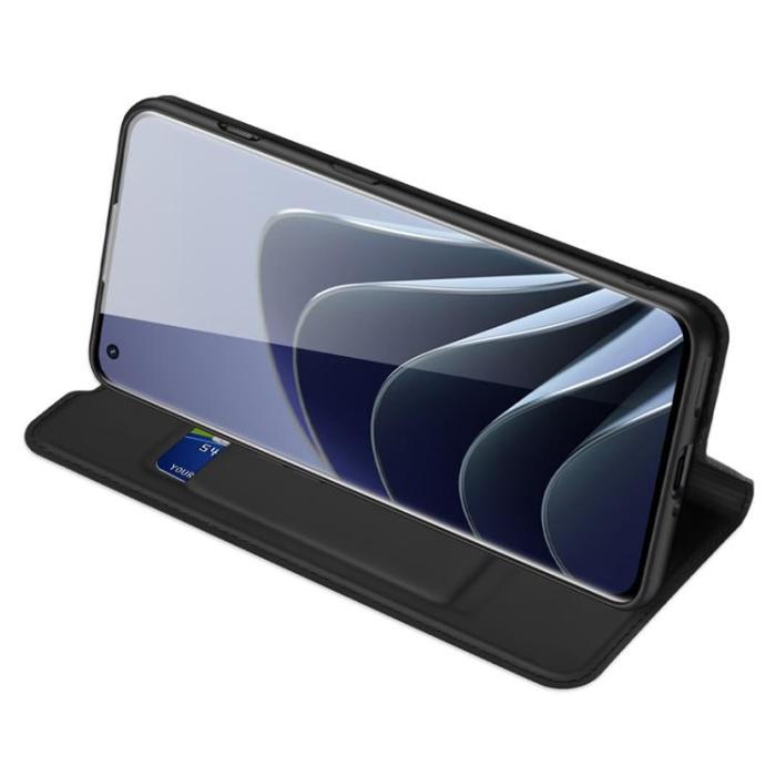 Dux Ducis - Dux Ducis OnePlus 10 Pro 5G Plånboksfodral Skin Series - Svart