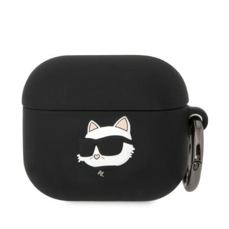 Karl Lagerfeld AirPods 3 Skal Silicone Choupette Head 3D - Svart | 2353 | AlltMobil
