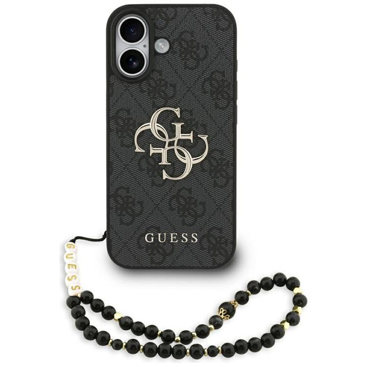 Guess iPhone 17 Mobilskal 4G Strap 4G Classic Logo - Svart | 2353 | AlltMobil