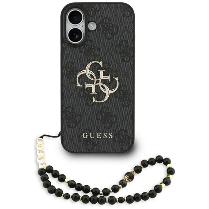 Guess - Guess iPhone 17 Mobilskal 4G Strap 4G Classic Logo - Svart