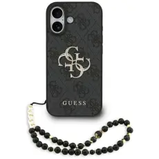 Guess - Guess iPhone 17 Mobilskal 4G Strap 4G Classic Logo - Svart