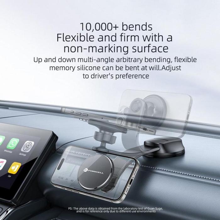 Forcell - Forcell Bilhållare MagFlex Magsafe Air Vent - Svart