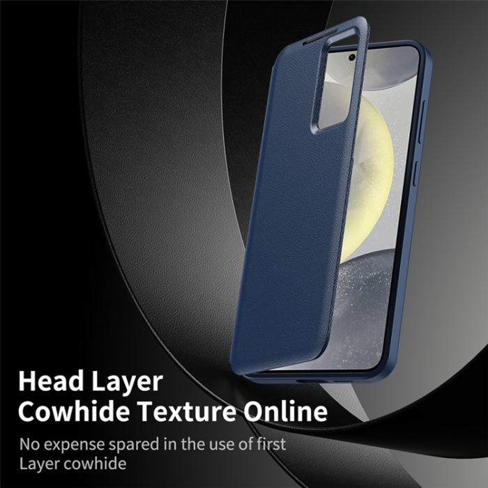 A-One Brand - Galaxy S24 Plånboksfodral View Window Läder - Sapphire