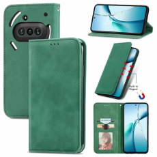 KHAZNEH - Nothing Phone (3a) Plånboksfodral Läder Magnetiskt - Grön