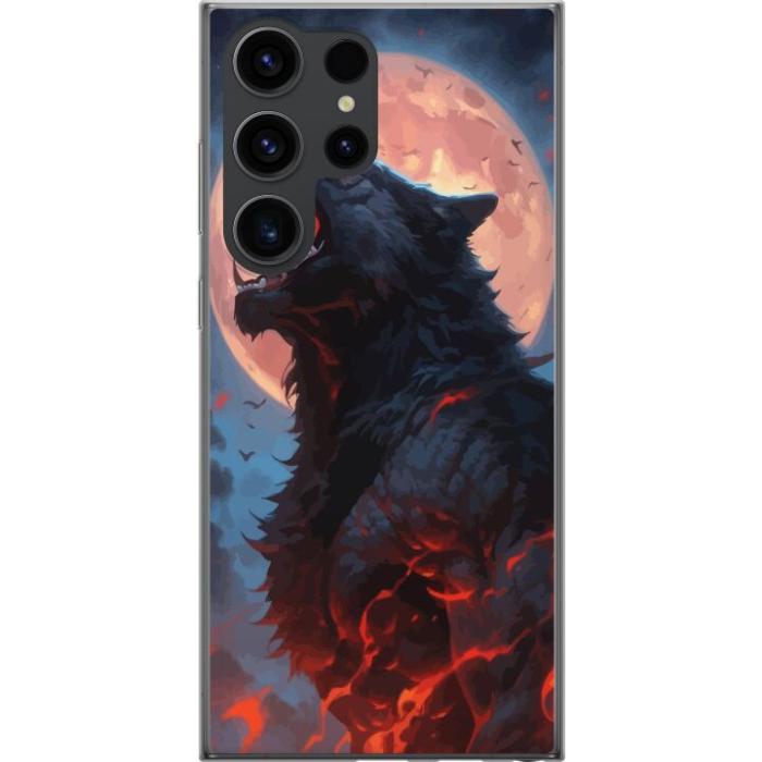 iSecrets - Mobilskal till Samsung Galaxy S24 Ultra med Ylande varg