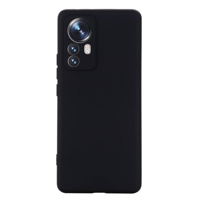 OEM - Liquid silikon skal till Xiaomi 12 Pro - Svart