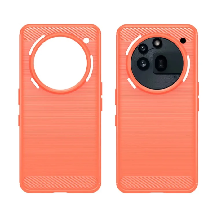 A-One Brand - Nothing Phone (3a) Pro Mobilskal Carbon Fiber - Röd