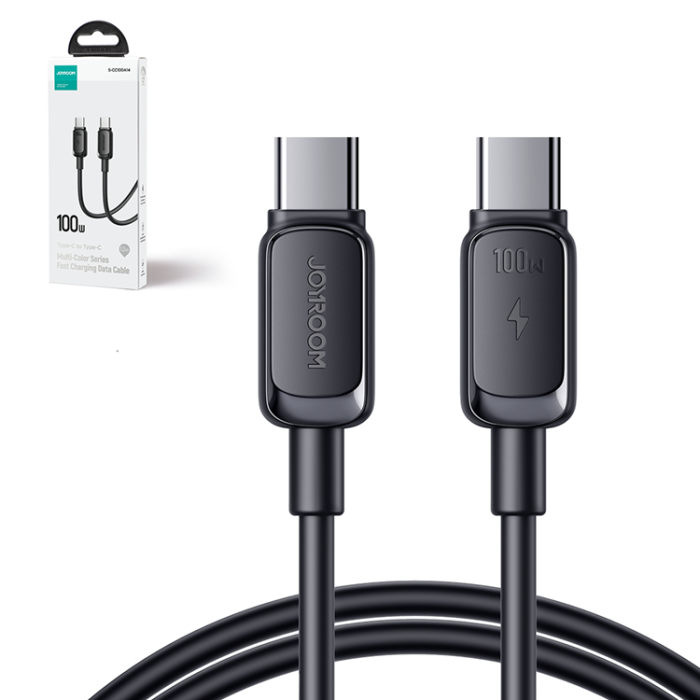 Joyroom - Joyroom USB-C till USB-C kabel 100W 1.2m - Svart