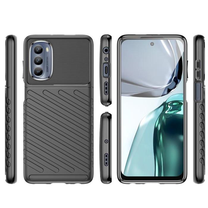 OEM - Motorola Moto G62 5G Skal Thunder Silicone Armor - Svart