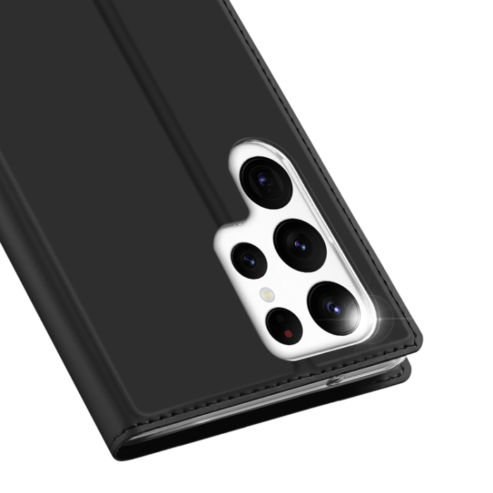 Dux Ducis - Dux Ducis Galaxy S23 Ultra Plånboksfodral Skin Series - Svart