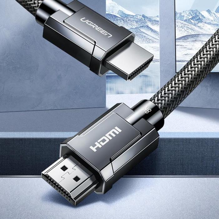 Ugreen - Ugreen HDMI 2.1 Kabel 8K 3m- Grå