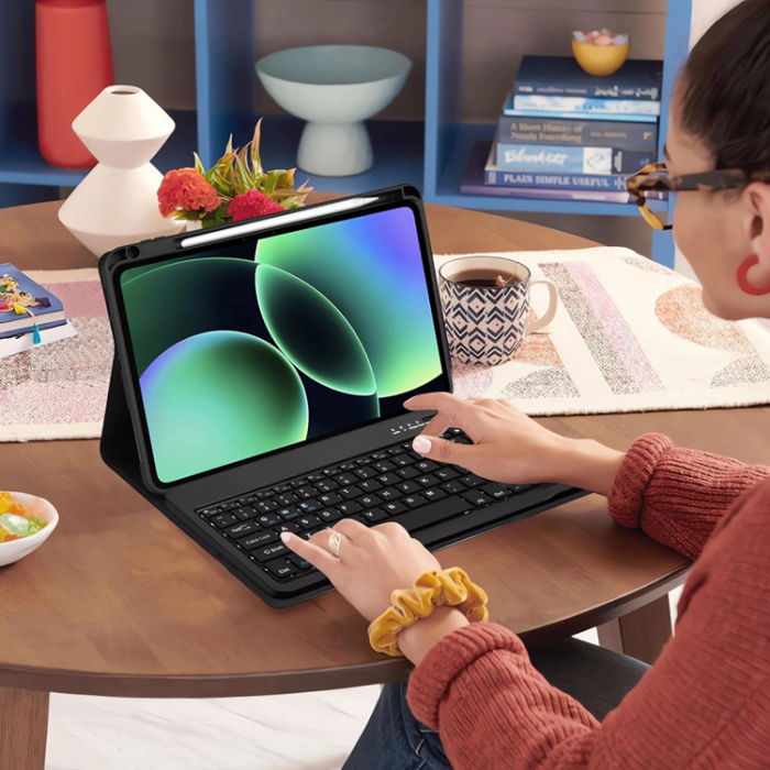 Tech-Protect - Tech-Protect Fodral För Xiaom Pad 7/7 Pro med Tangentbord - Svart