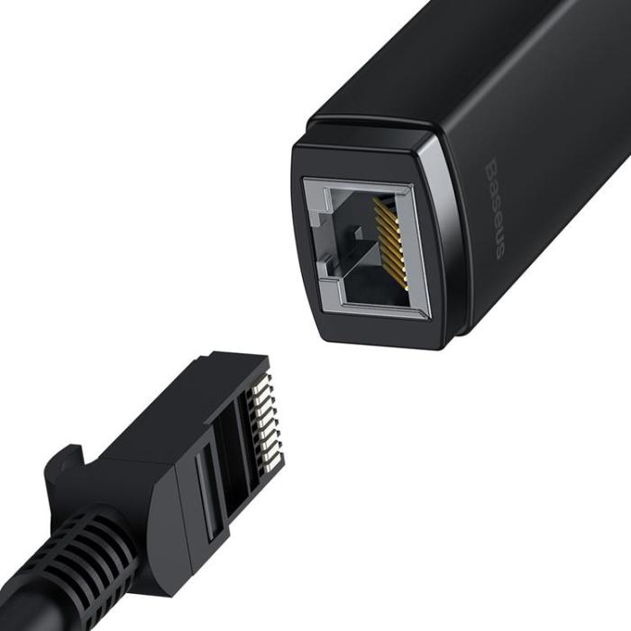UTGATT1 - Baseus Lite USB-A Ethernet Adapter - Svart