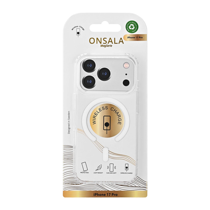 Onsala - ONSALA iPhone 17 Pro Mobilskal MagSafe - Transparent