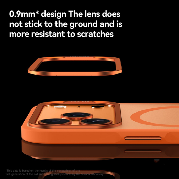 SULADA - SULADA iPhone 17 Pro Max Mobilskal MagSafe PC+TPU - Orange